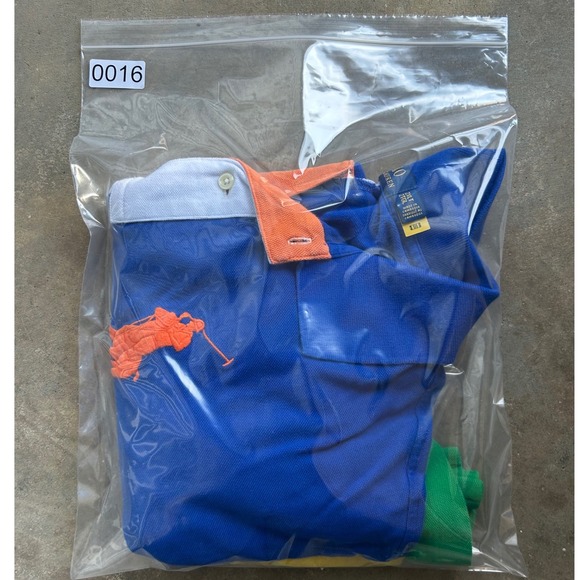 Polo Ralph Lauren Mesh Colorblock Big Pony Polo Shirt Men's B&T 2XLT Classic - Picture 8 of 8